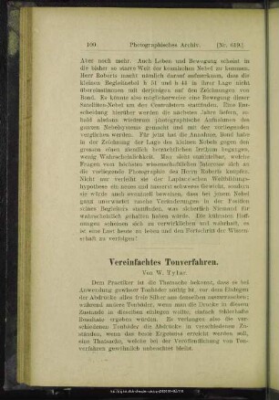 Vereinfachtes Tonverfahren