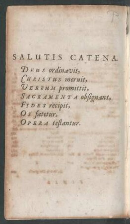 Salutis Catena.