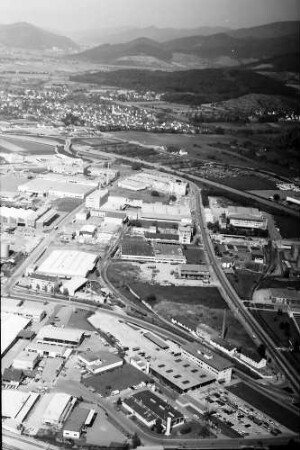 Freiburg: Industriegebiet, von Süden