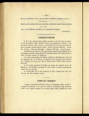 Comitato segreto.