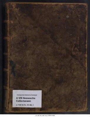 Reisejournal des Fürsten Ludwig Friedrich I. von Schwarzburg Rudolstadt