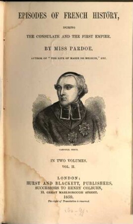 Episodes of French history, during the consulate and the first empire, 2