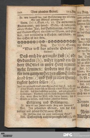 Vom zehenden Gebott.