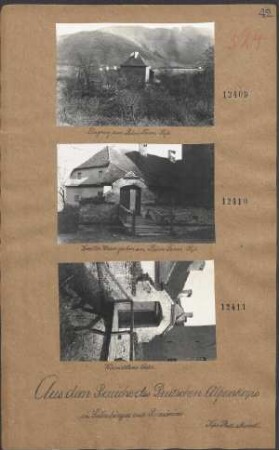 Zweiter Wassergraben am Roten Turm-Paß