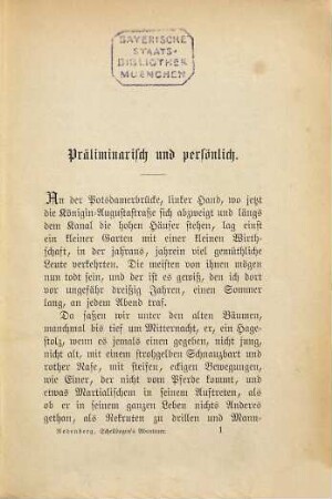 Herrn Schellbogen's Abenteuer : Ein Stücklein aus dem alten Berlin