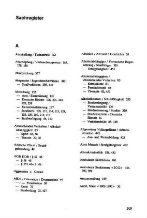 309-330, Sachregister