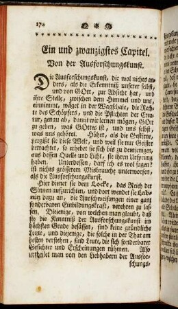 Ein und zwanzigstes Capitel - Fünf und zwanzigstes Capitel