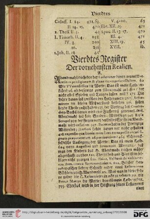Vierdtes Register