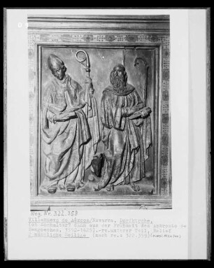 Altar, rechter unterer Teil: Heiligenfiguren