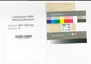 Schriftverkehr betr. finanzielle Angelegenheiten des Ausschusses