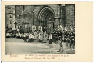 Budapest. Umzug am Stefanstag 20. August 1904
