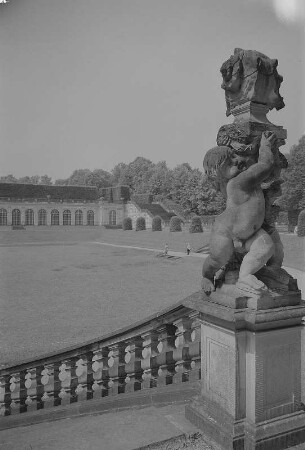 Heidenau-Großsedlitz. Barockgarten Großsedlitz, Treppen im Park