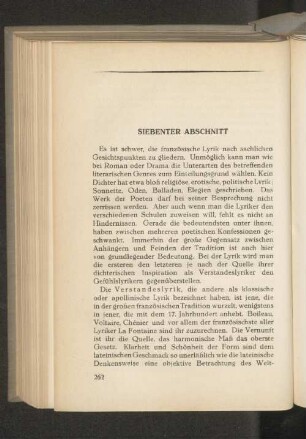 Siebenter Abschnitt
