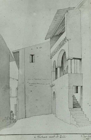 Renaissancegebäude in Trastevere bei Santa Caecilia