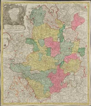 Nova Et Exacta Mappa Geographica exhibens Circulum Westphalicum