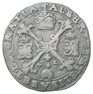 Fundmünze, 1/4 Patagon, 1612 - 1621