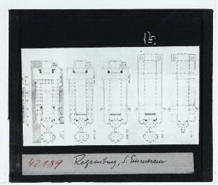 Regensburg, St. Emmeram : Grundrisse