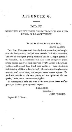 Description of the plants collected during the expedition. By Dr. John Torrey