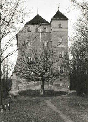 Meißen-Siebeneichen. Schloss (1545/1546 und 1701/1800). Ansicht von Südosten
