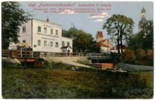 Idyll "Parthenschlösschen" Schönefeld b. Leipzig