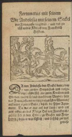 Wie Andolosia mit seinem Seckel von Famagusta wegschied ...
