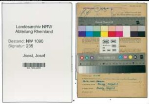 Entnazifizierung Josef Joest , geb. 20.03.1912 ()