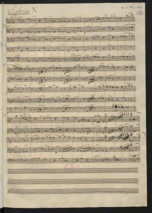 Sinfonien; strings; h-Moll; MWV N 10