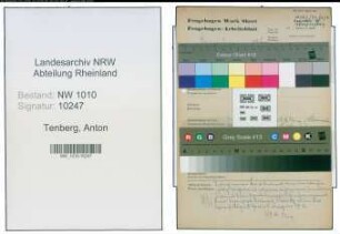 Entnazifizierung Anton Tenberg , geb. 01.04.1889 (Stadt)