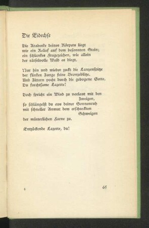 Die Eidechse
