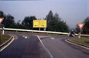 Teilknoten Nord: Rampenfuß (Zufahrt von BAB)