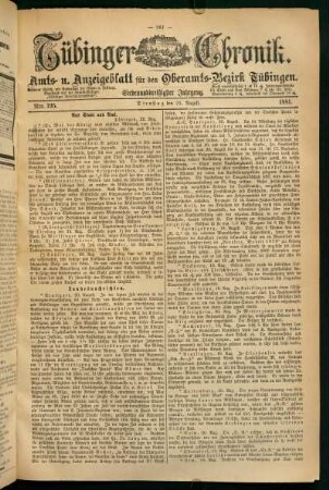 23. August (Nro. 195) - 28. August (Nro. 200)