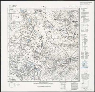 Meßtischblatt 2168 : Bölzig, 1935 : Bölzig. - Aufgen. 1931, hrsg. 1934. - 1:25000. - [Berlin]: Reichsamt für Landesaufnahme, 1935. - 1 Kt.