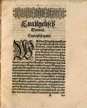 Evangelisches Examen ... der vermeinten christlichen Predigt vom Beruff der Kirchendiener, Melchioris Volcii