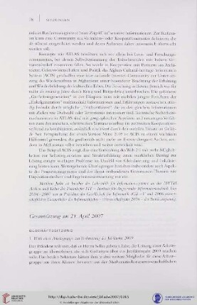 Gesamtsitzung am 21. April 2007