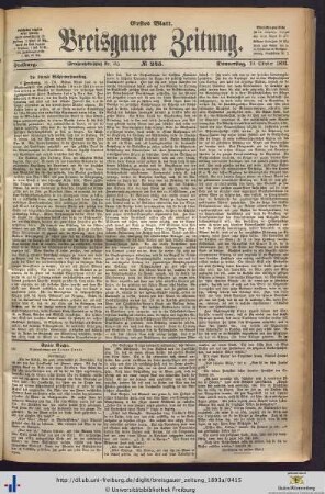 19.10.1893 (Erstes Blatt)