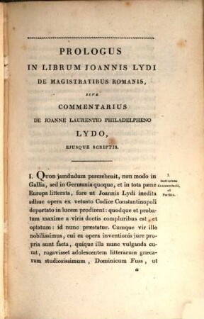 Joannis Laurentii Lydi Philadelpheni De magistratibus reipublicae Romanae libri tres
