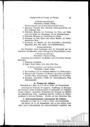 65. Elektrochemie und Elektrometallurgie