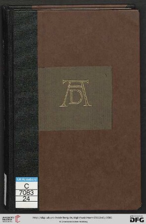 Band 1: Dürer-Buch: Albrecht Dürer