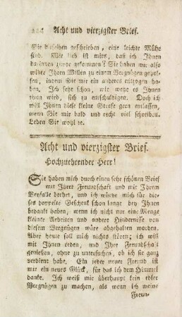 Acht und vierzigster Brief.