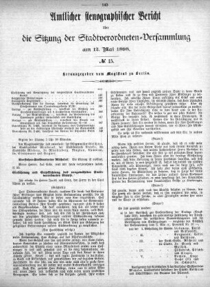 No 15, 12. Mai 1898