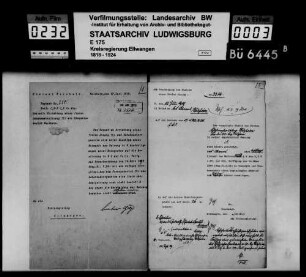 Schusterinnung für den Oberamtsbezirk Welzheim