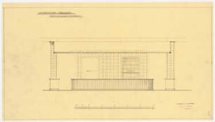 Warenhaus Wertheim, Leipziger Straße, Berlin 3. Bauabschnitt: Wandansichten im Erfrischungsraum
