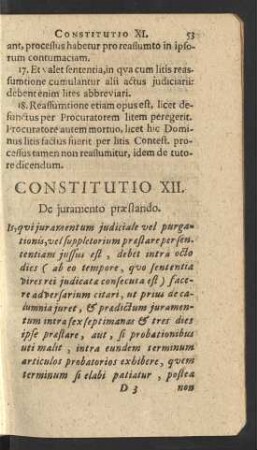Constitutio XII.