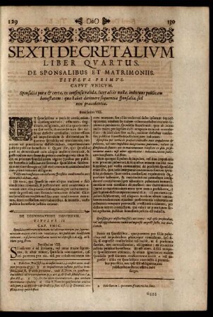 Sexti Decretalium Liber Quartus.