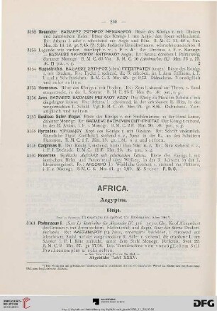 Africa (Nr. 3161-3276)