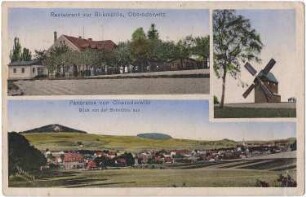 Oderwitz-Oberoderwitz. Birkmühle, kolorierte Ansichtskarte