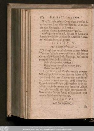 Caput VI. De Divisione.
