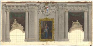 Thiersch, Friedrich von; München; Justizpalast - Schwurgerichtssaal (Ansicht)