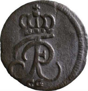 Münze, Schilling, 1707