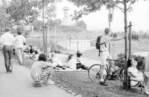Freiburg: Seepark, Open Air Classic Konzert, Zaungäste